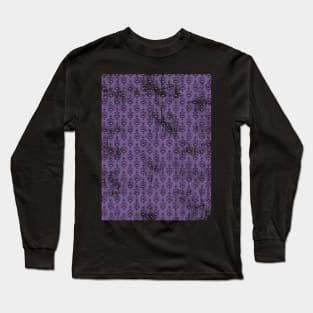 Haunted Mansion Distressed Wallpaper Long Sleeve T-Shirt